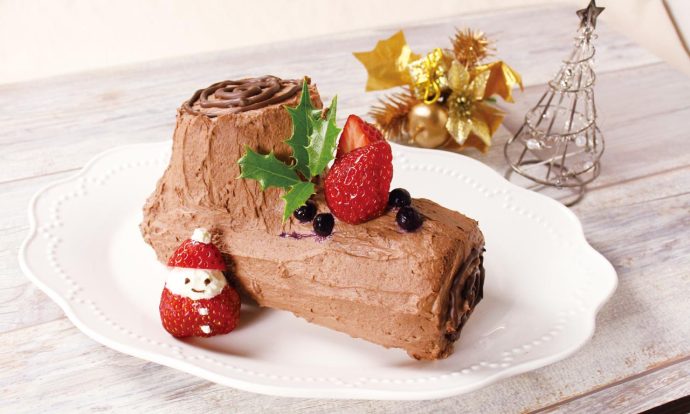 イチゴのビッシュ・ド・ノエル