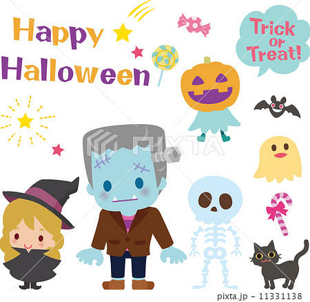 日本とハロウィンのお化けのイラスト素材43158428- PIXTA