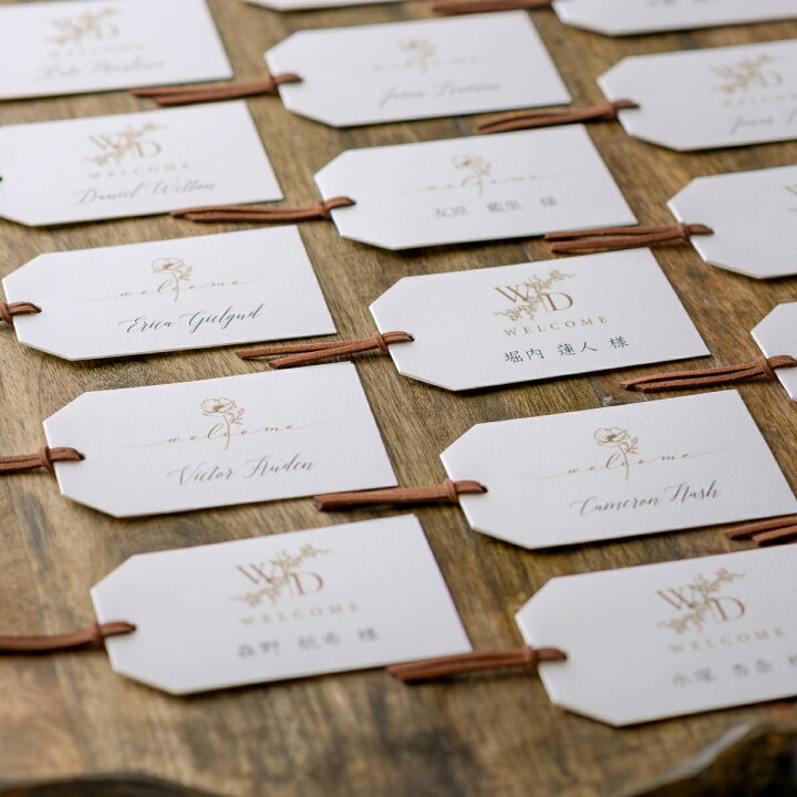 プリンターがなくても手作りできる！結婚式席札DIYワザ公開 - おしゃれな結婚式小物が何でも揃う通販サイト ファルベ