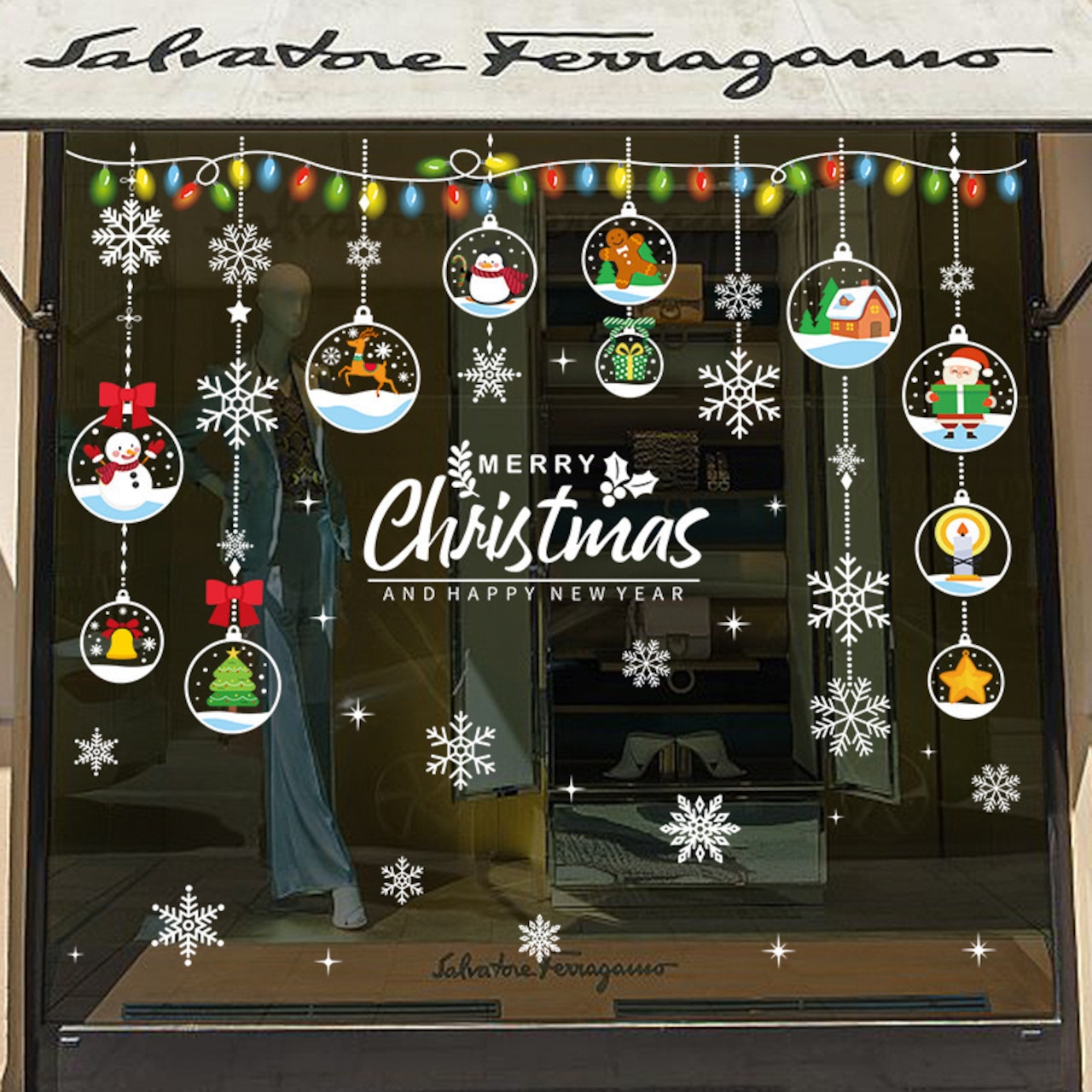 ウィンドウがクリスマスになりました - Paddy's