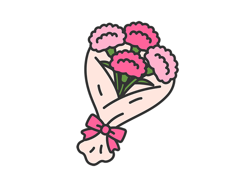 プレゼント カーネーション 母の日のイラスト素材2321182- PIXTA