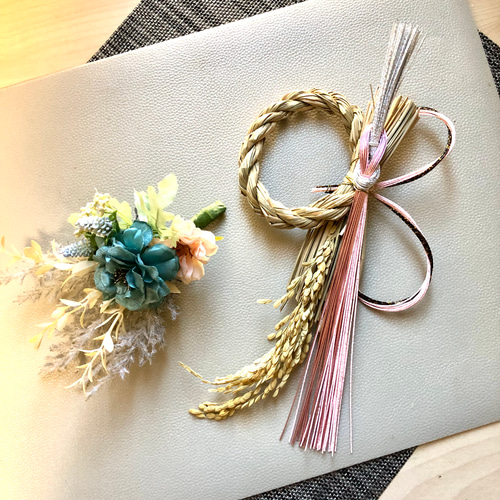 水引飾り オリジナル お正月水引飾り ドライフラワー正月飾り– &YOUKAENアンドユーカエン