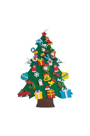 受注制作 クリスマスなモコモコツリー 羊毛フェルト