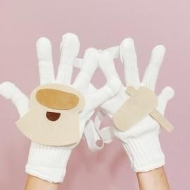 おもちつき手遊び歌♪ - amicoの手袋シアタ