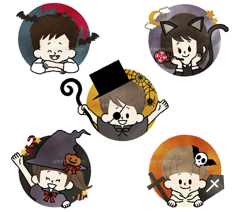 ハロウィンのアイコン素材FLAT ICON DESIGN -フラットアイコンデザイン