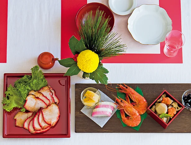 アイデアその2 手持ちの食器で気軽におしゃれに紀文のおせち料理