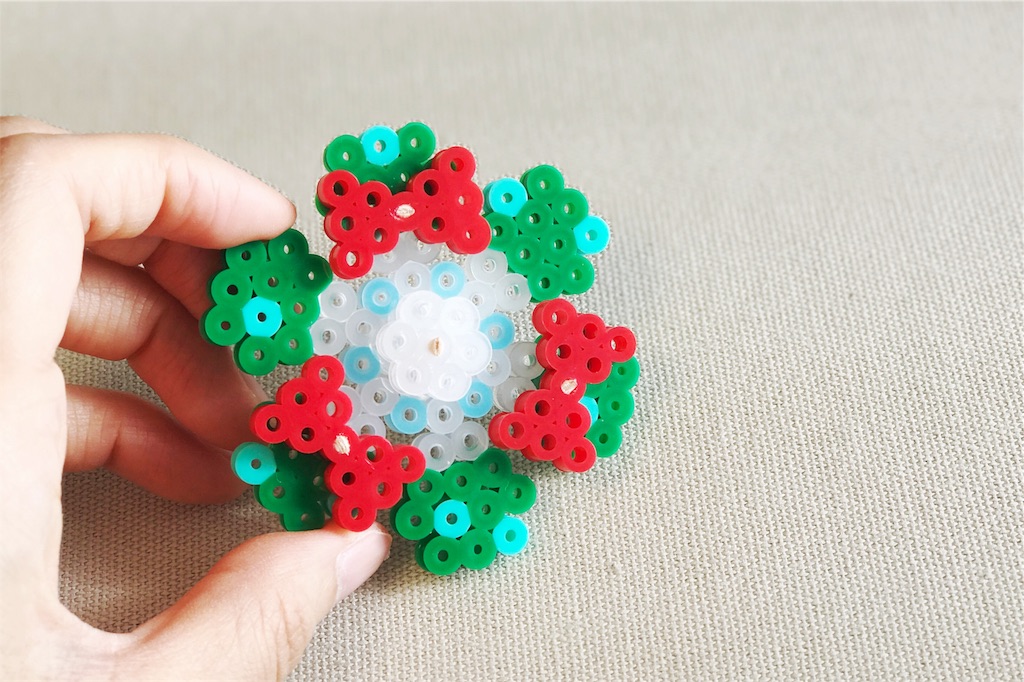 アイロンビーズ クリスマス オーナメント マグネット