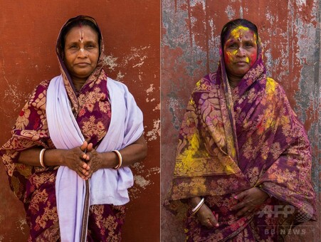 ホーリーを演奏し、笑顔を美しいインドの女の子のショット。若い女性の顔に黄色を塗る人。インドのホーリー祭の日に幸せなインディアンガール。」の動画素材 ロイヤリティフリー 1088666485Shutterstock