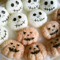 ハロウィンオムライス弁当eフレンズ ぱくぱく献立くん