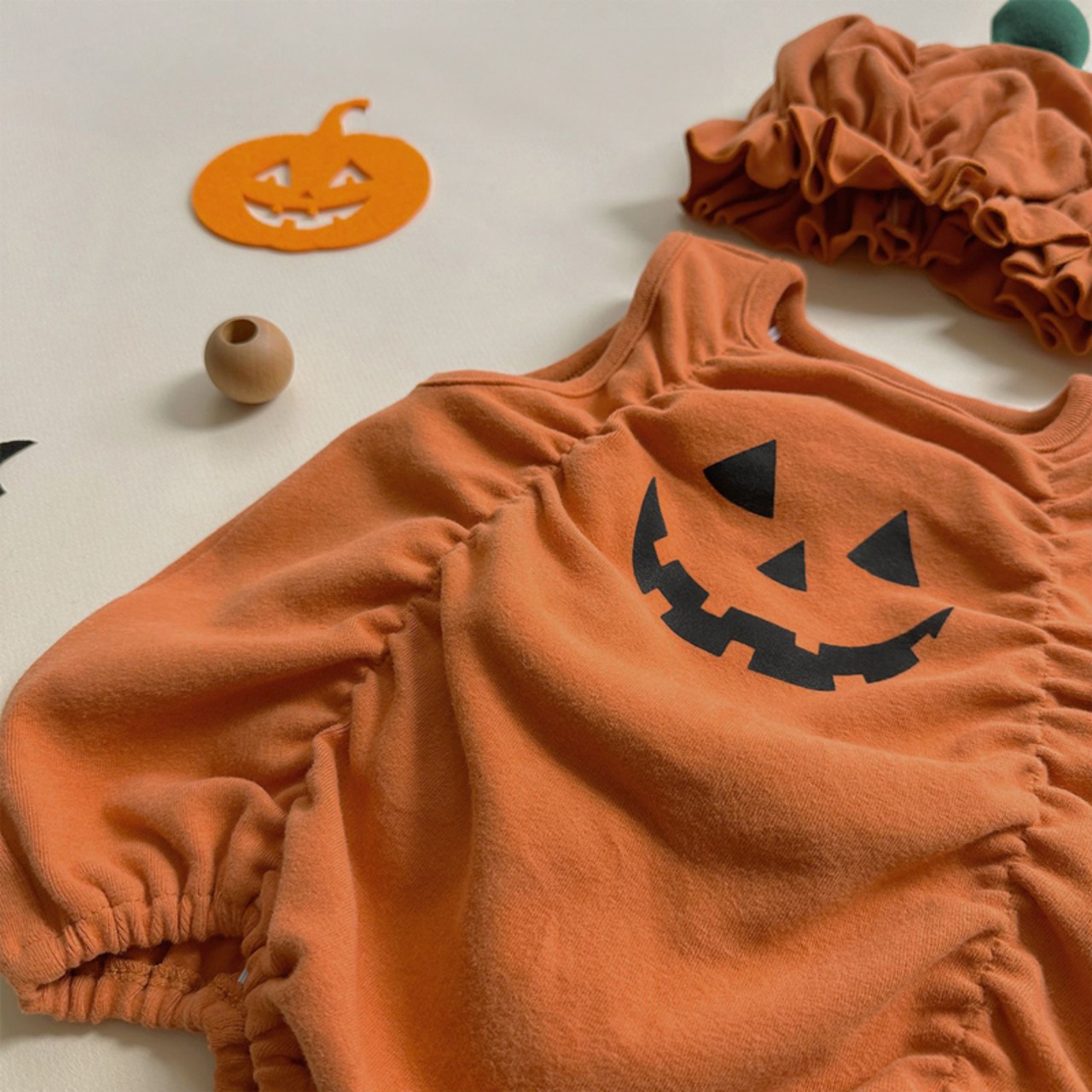 ハロウィン 衣装 子供 かぼちゃ コスプレ 仮装 女の子 男の子用 パンプキン キッズ コスチューム 帽子 着ぐるみ セット カボチャ衣装 可愛い身長80 90 100 110 120cm対応130cmパンプキン かぼちゃ コスチューム ハロウィン 仮装 衣装 着ぐるみ 子供 大人ハロウィン