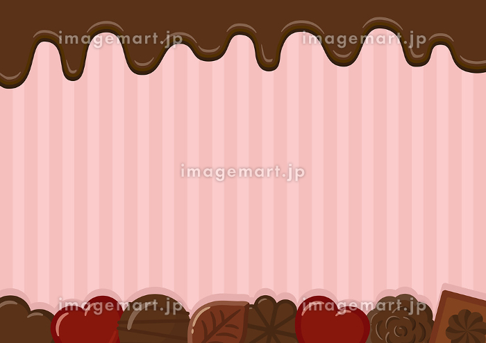 バレンタインチョコの背景 12種OKUMONO