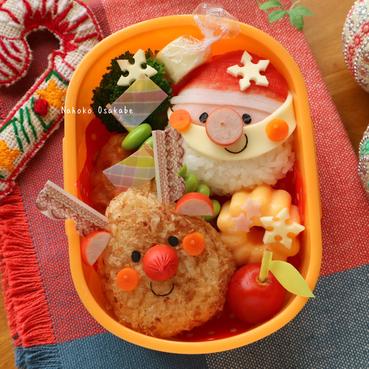 子どもが喜ぶクリスマスキャラ弁☆サンタクロースやトナカイなど可愛いキャラの作り方もご紹介暮らしニスタ