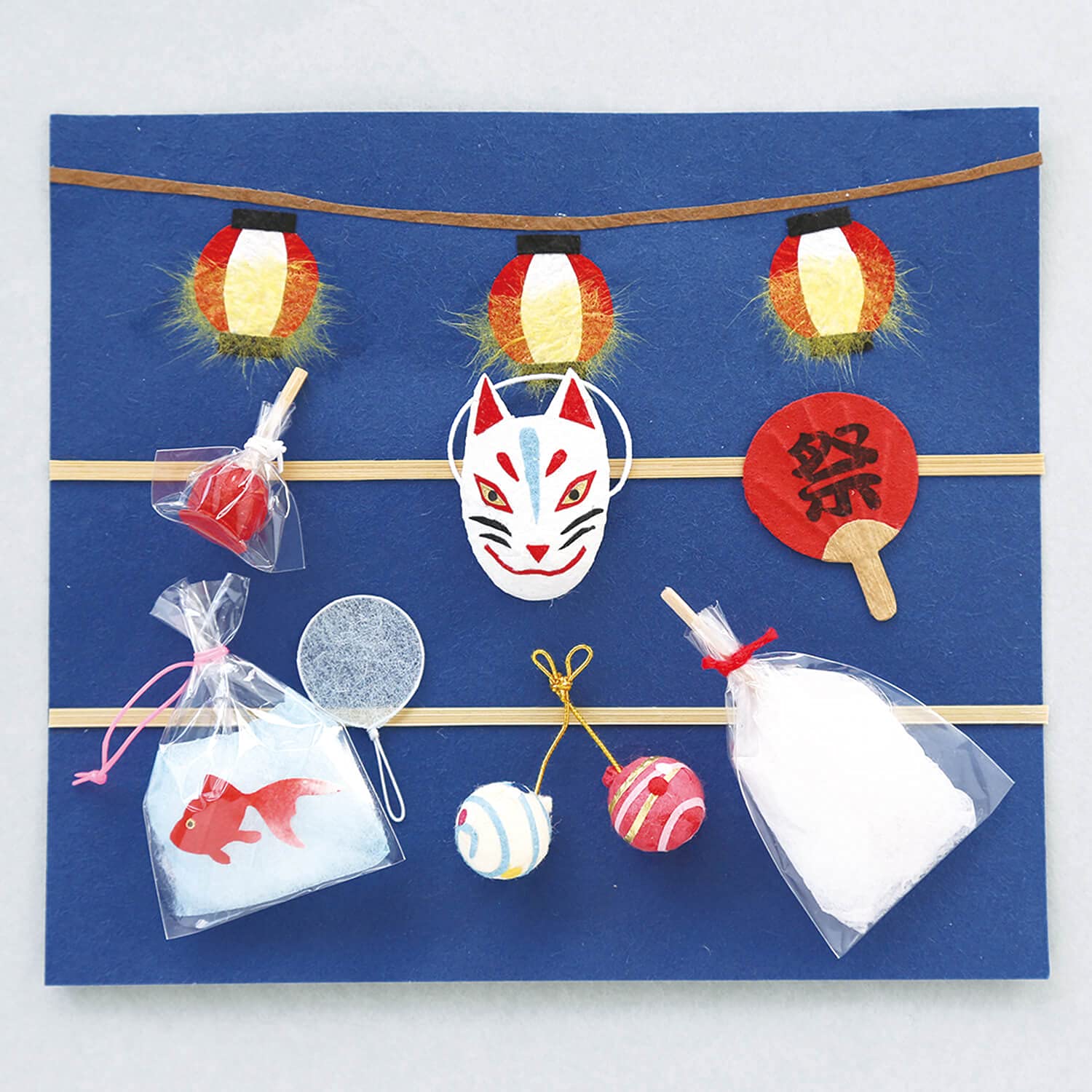 和の夏祭りイラスト 飾り 縁日 和風 花火 イラスト素材6786047- フォトライブラリ