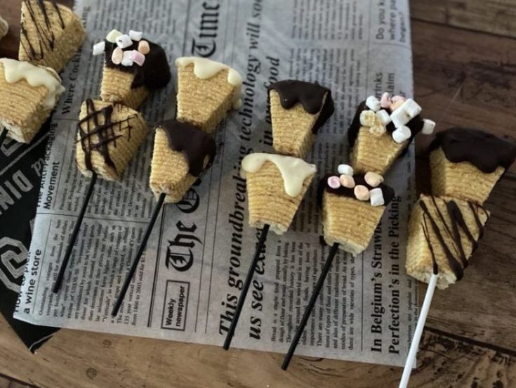 マシュマロポップ☆簡単キュートなバレンタインお菓子