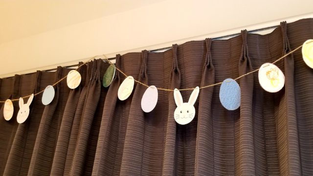 イースターのガーランド 100均の材料での作り方！create club