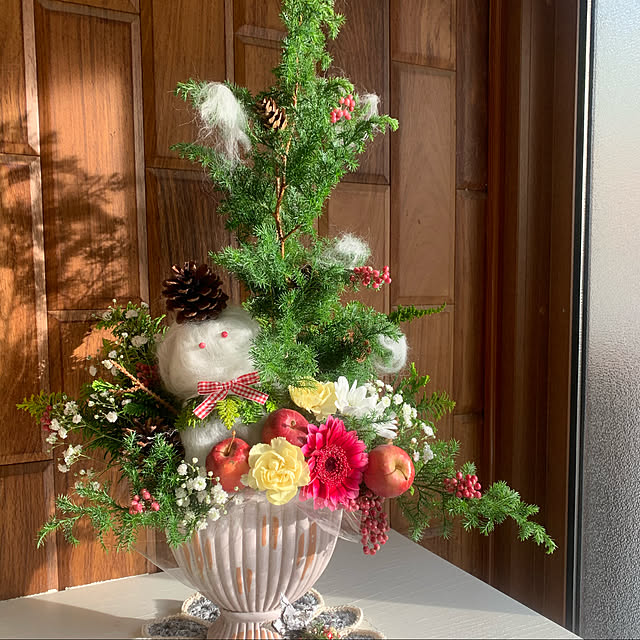 生花で彩る！クリスマスのかんたんアレンジ方法とおすすめの花メルシーフラワー＊こころを花にかえて