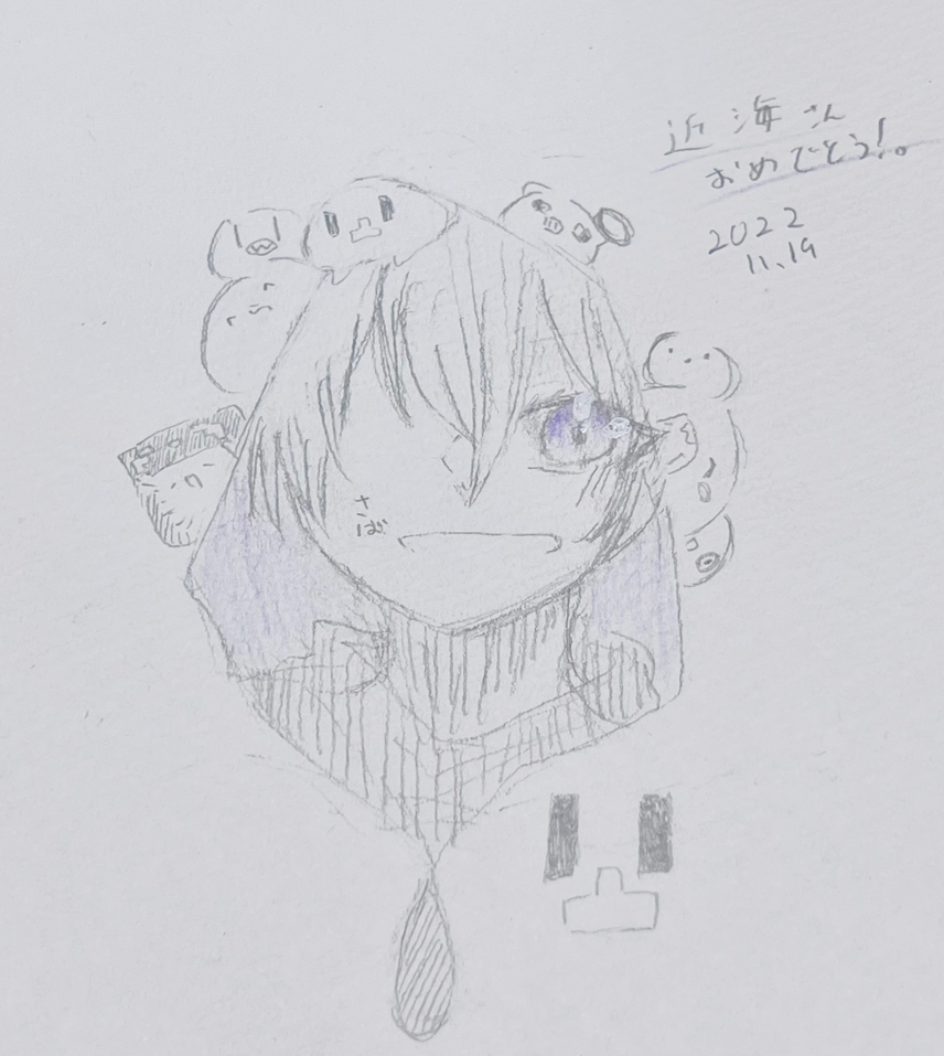 近海の鯖を描く楽しさTikTok