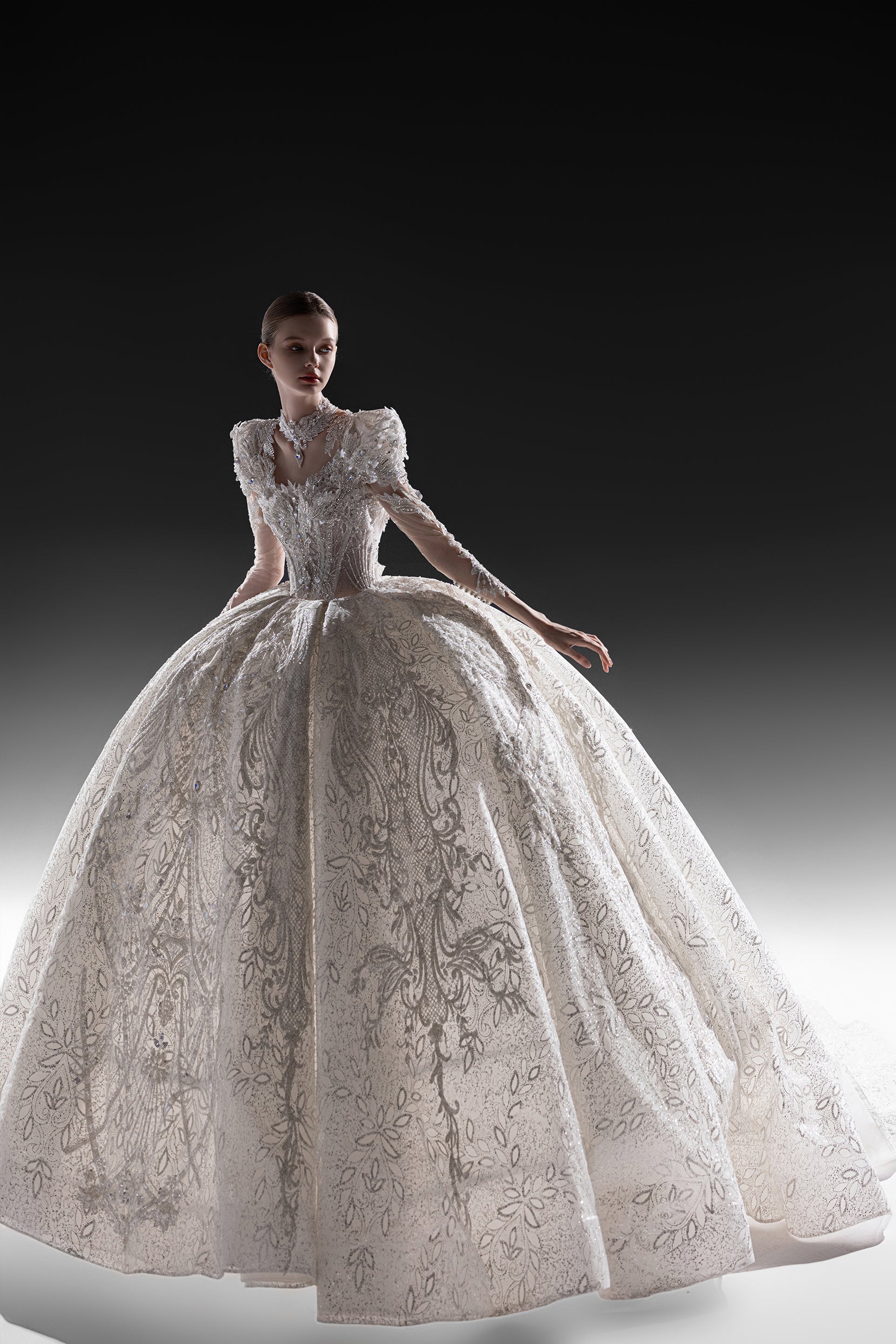 ノワール DEWY Aライン ウェディングドレスレンタル TIG DRESS