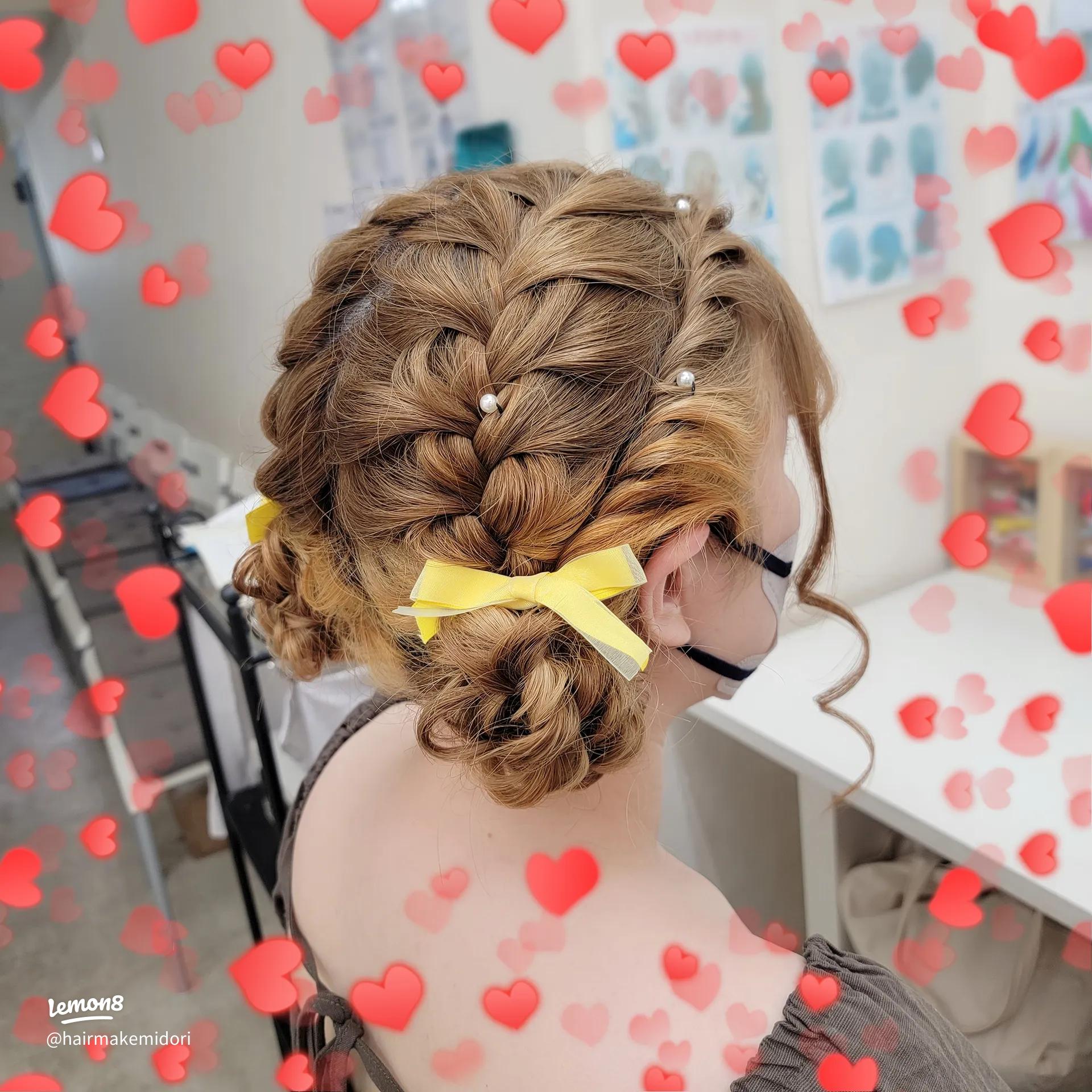 楽天市場 送料無料 お団子ヘアメーカー リボン お団子ヘアアレンジ おだんご 簡単 お団子グッズ かわいい シニヨン まとめ髪 髪留め 花火大会 祭りヘアアクセサリー : MJShop楽天市場店