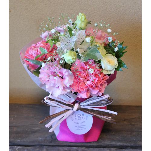 ピンクブーケ クラッチブーケ ピンク系 前撮り ウェディング 胡蝶蘭 パステル 受注生産くすみピンク