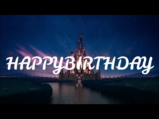 動く！お誕生日おめでとうカード2025★HAPPY BIRTHDAY★バースデーカード☆おめでとう☆グリーティング動画 BIRTHDAY WISHES☆ GREETINGS CARD