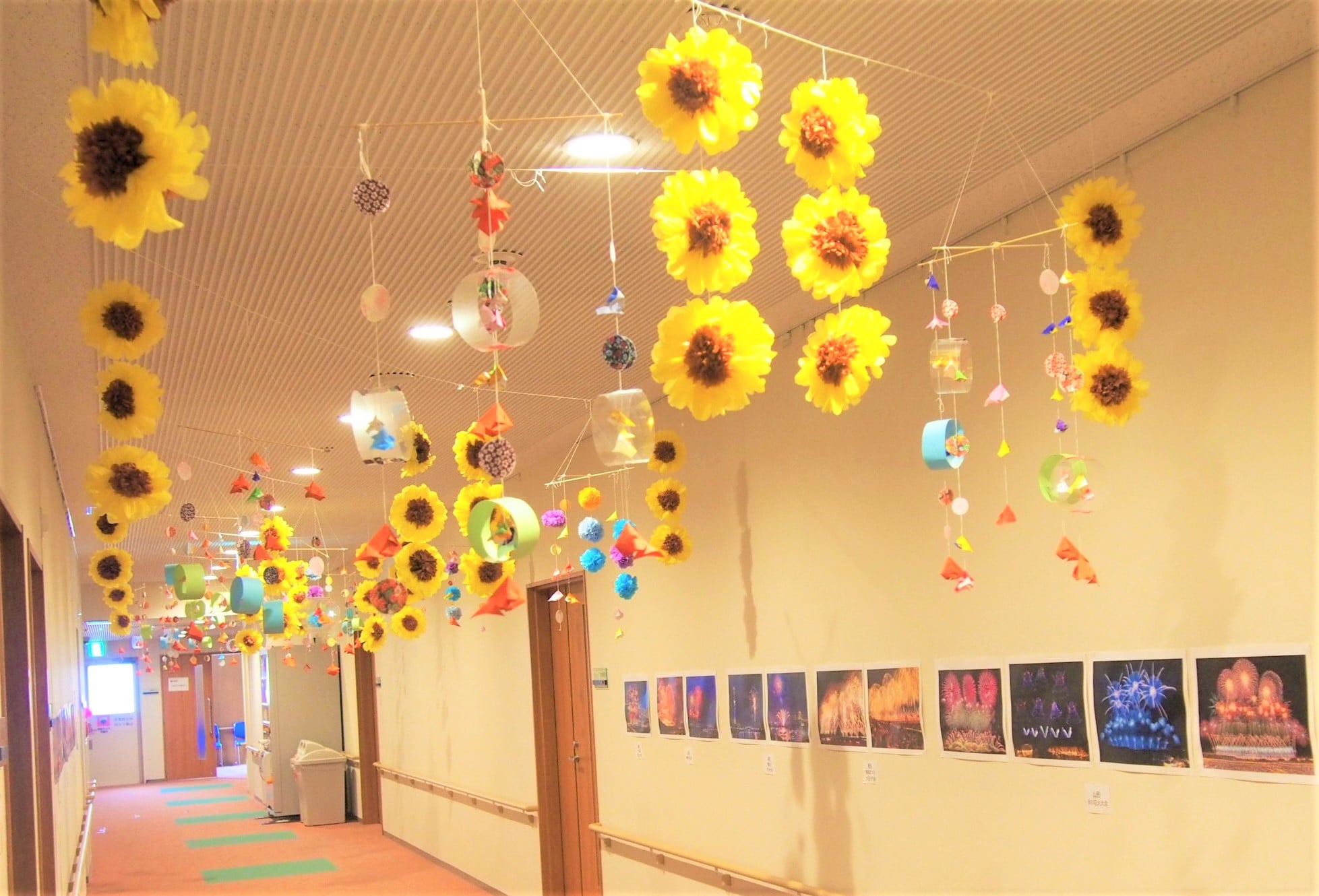 お祭り壁面飾り④Ｂ 大きめ 壁面飾り 夏祭り壁面飾り 夏祭り 夏祭り 壁面