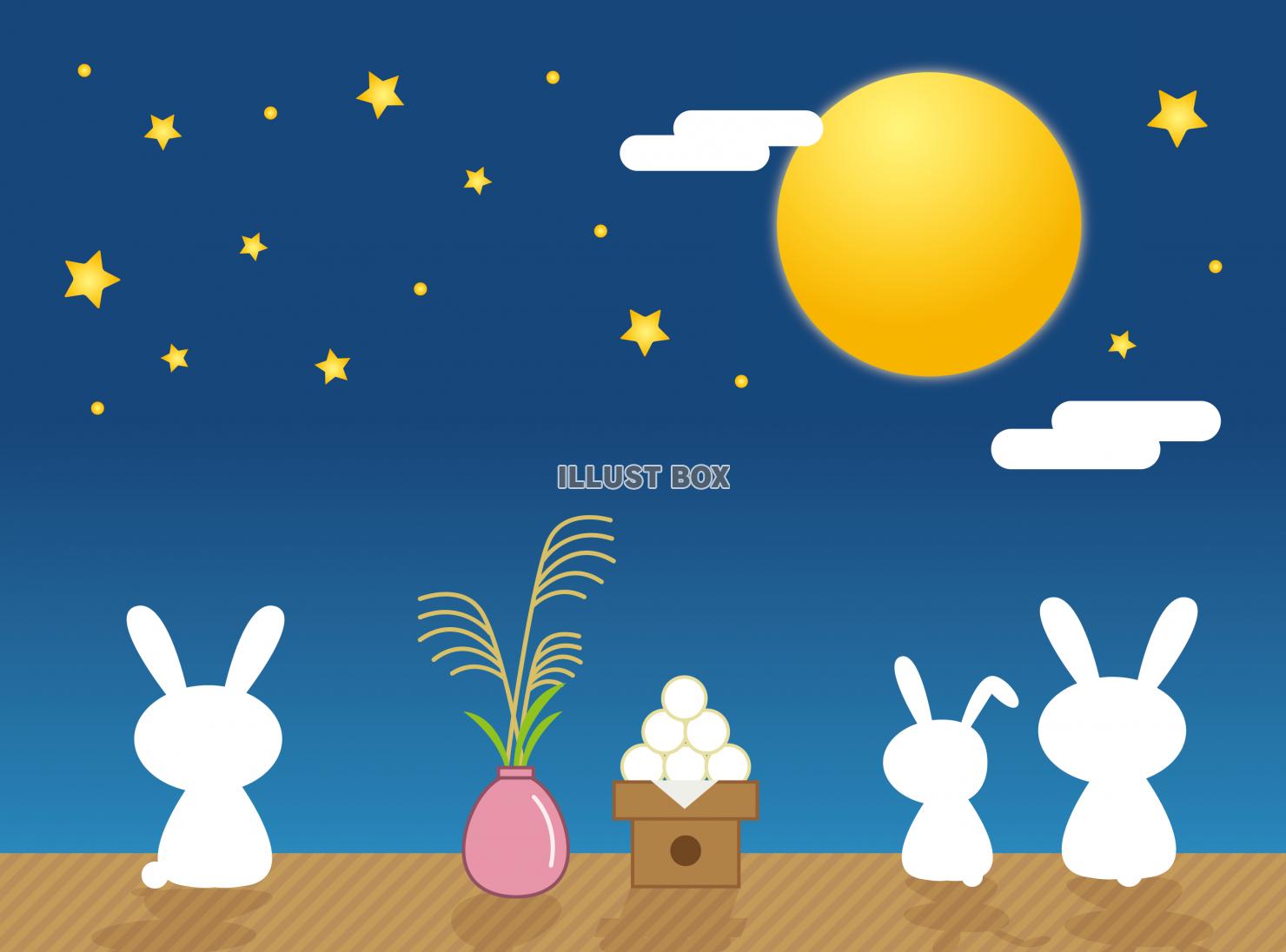 お月見をするうさぎイラストかわいいイラストゆるいイラスト可愛いイラストゆるい絵かわいいイラスト日記おえかきゆる絵ゆるキャラほんわかイラストオリジナルキャラクターゆるふわイラスト絵ゆるかわイラストいらすとうさぎシンプル