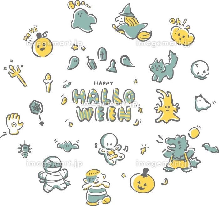 手描きイラスト ハロウィン
