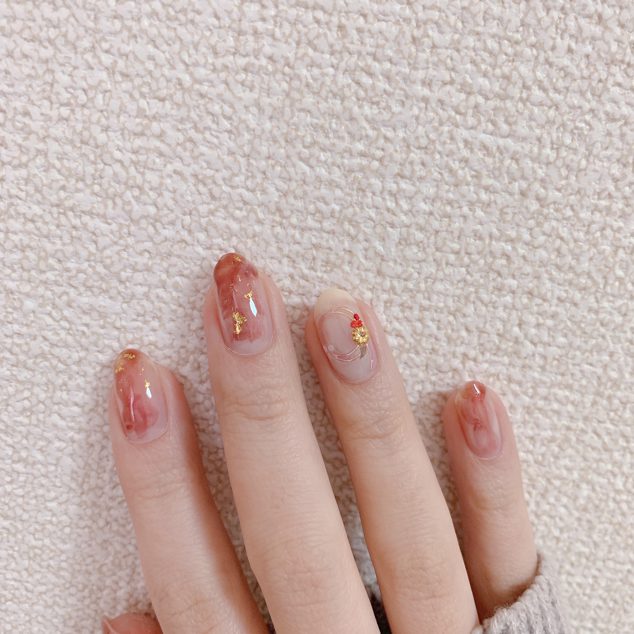 お正月ネイルのネイルデザインカラフルネイルズキャンメイク -お正月ネイルでした💅 ◉使用色一覧◉ by haru 混合肌LIPS