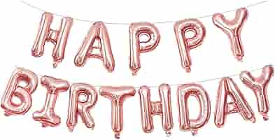 AmazonHAPPY BIRTHDAY 文字 バルーン ピンク 英語 ハッピー バースデー ローマ字 風船 誕生日 バルーン 飾り付け風船・バルーンおもちゃ