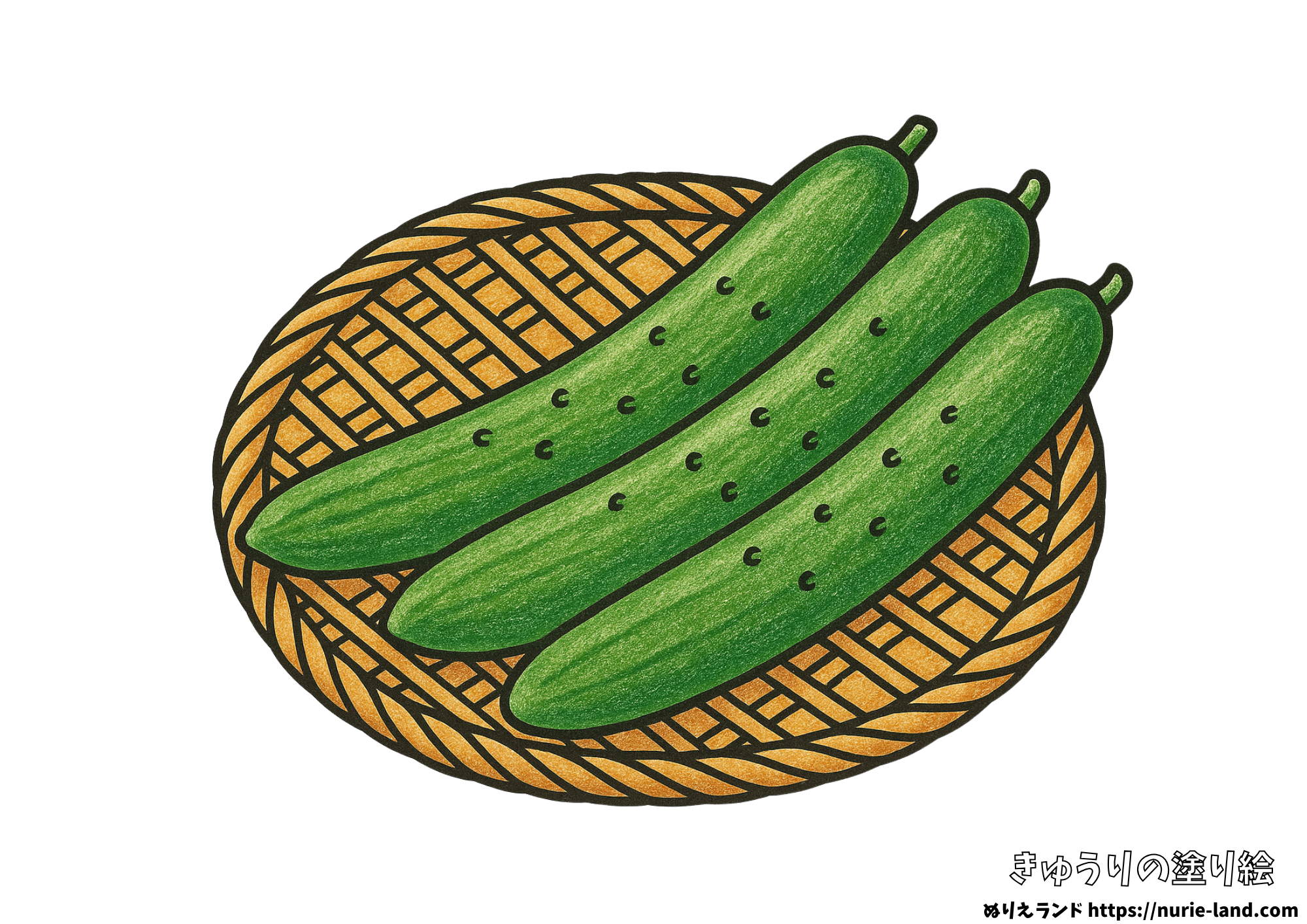 きゅうりを持った河童のイラスト無料イラスト素材素材ラボ