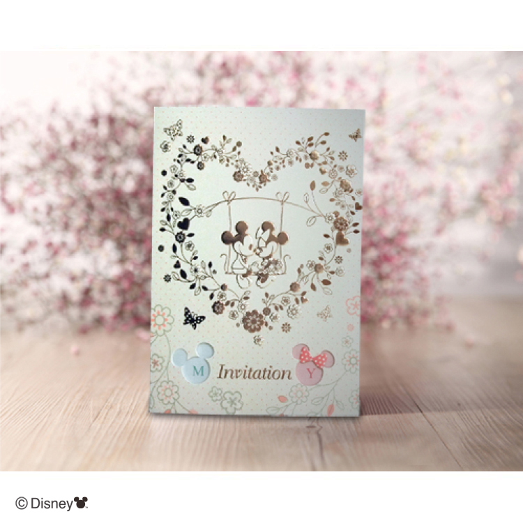 fitauディズニー結婚式招待状 Kiss you ディズニーキャラクターデザイン_キスユー