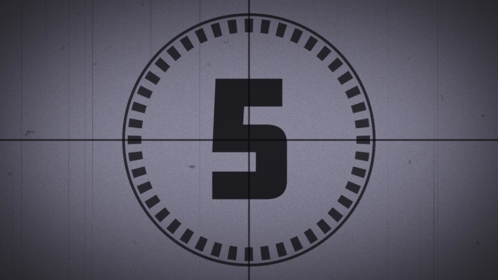 スタイリッシュなカウントダウン動画素材 - ビデオポケット 動画素材- BOOTH