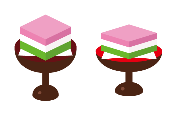 楽天市場 菱餅 飾りの通販