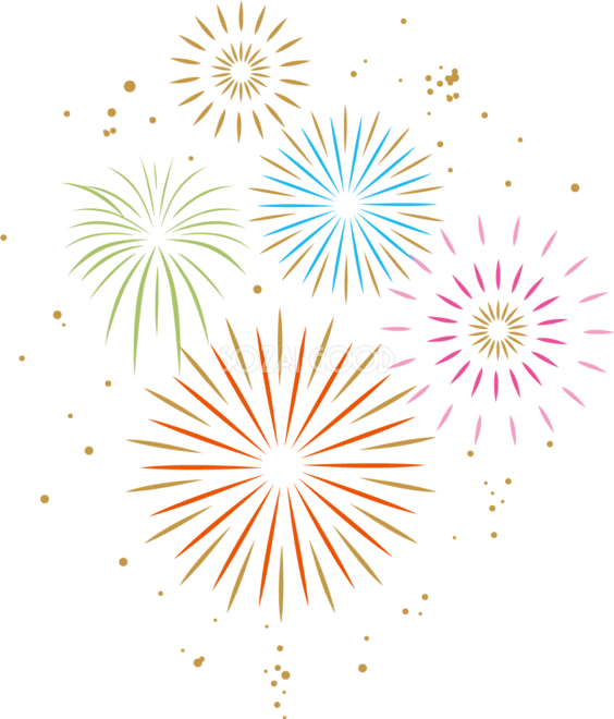 海岸から見る花火大会 スターマイン – 無料画像・フリー写真素材ActivePhotoStyle