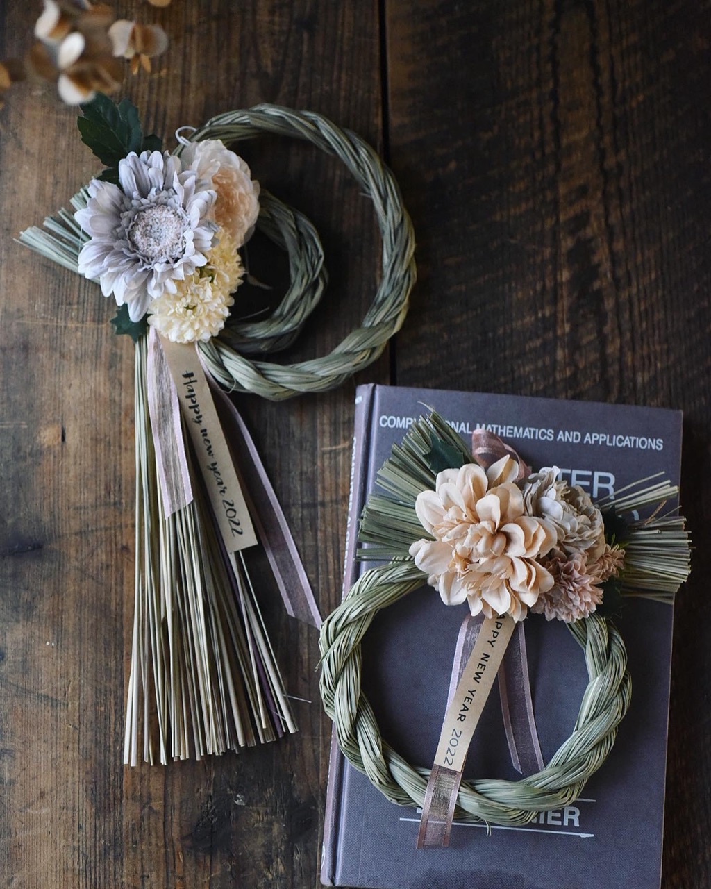 ☆今年もこの季節がやってきた！セリアの”しめ縄飾り”をリメイク！☆ : STUDIO IN THEAFTERNOON☆リノベーションとお家収納DIY☆～WAGON WORKSブログ～