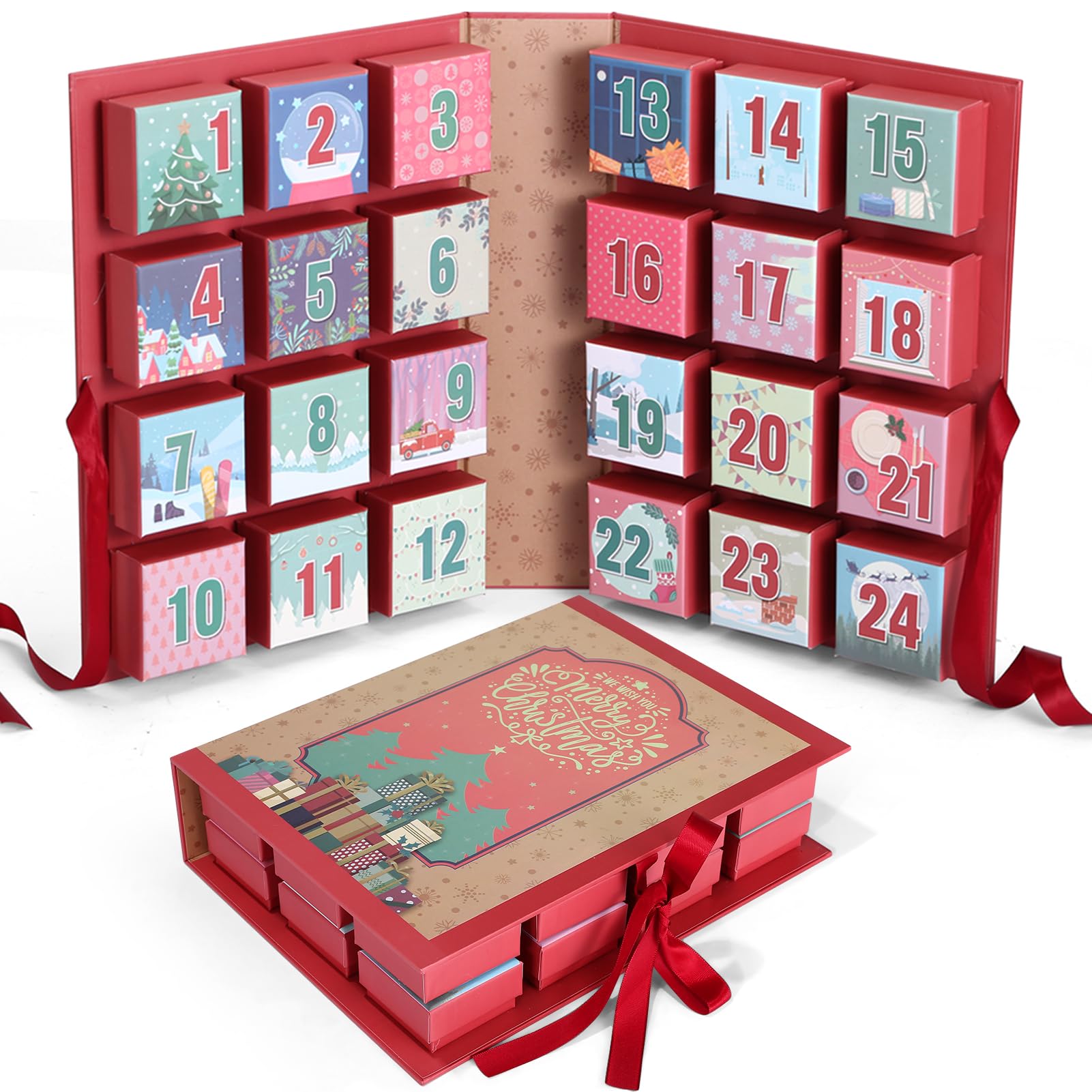 アドベントカレンダー用箱お菓子を入れて手作りしたい！おすすめランキングわたしと、暮らし