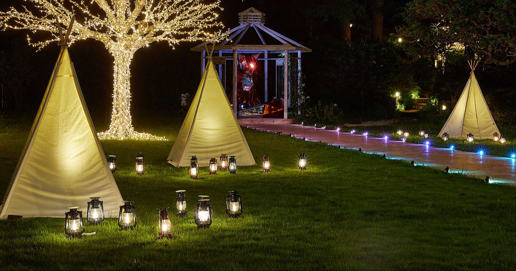 ガーランドライト５選 100均材料で作るガーランドの作り方も！ キャンプでのデコレーションに！ - ハピキャンキャンプ・アウトドア情報メディア