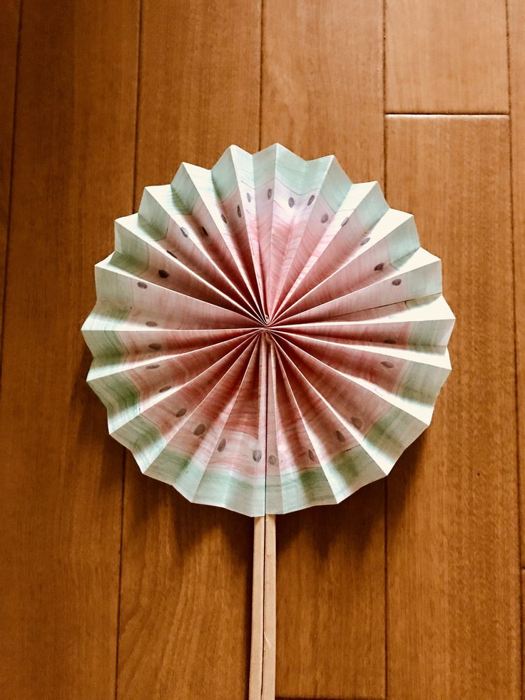 可愛い夏のうちわ作り