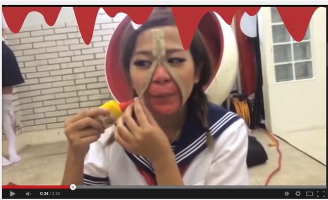 ハロウィンメイク 簡単‼︎ 10分でゾンビメイク対決 ハプニング発生