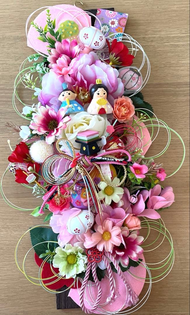 ひな祭り 造花アレンジメント