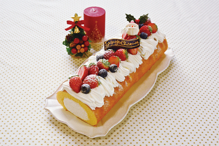 とろ生ロールのブッシュ・ド・ノエルスイーツレシピ