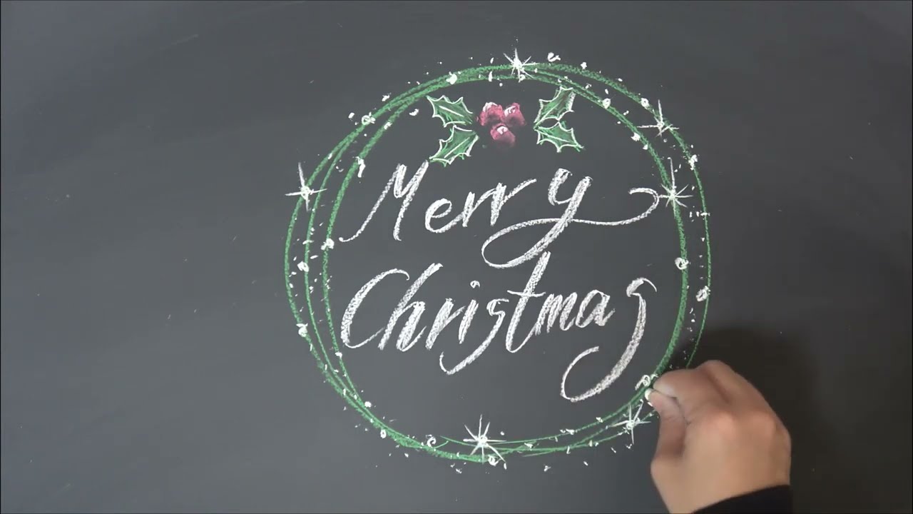 黒板アート☆クリスマス 修正 - たれぞーの日記 DIY・セルフリフォーム tarezo33