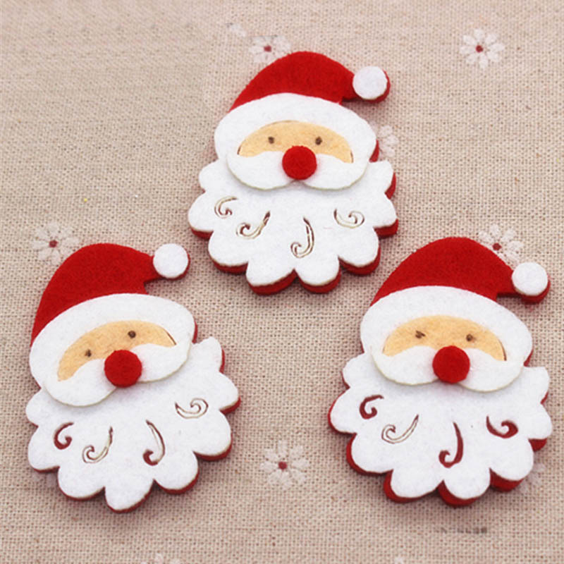 羊毛フェルトでサンタクロースの簡単な作り方 - できルンです