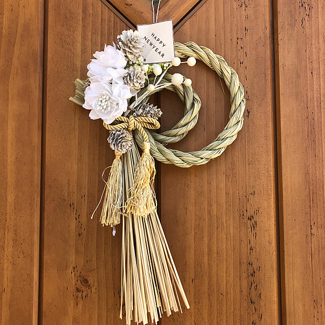 材料はすべて100均！しめ縄リースを手作りしてみた！ - フェリシモ女子DIY部ブログ