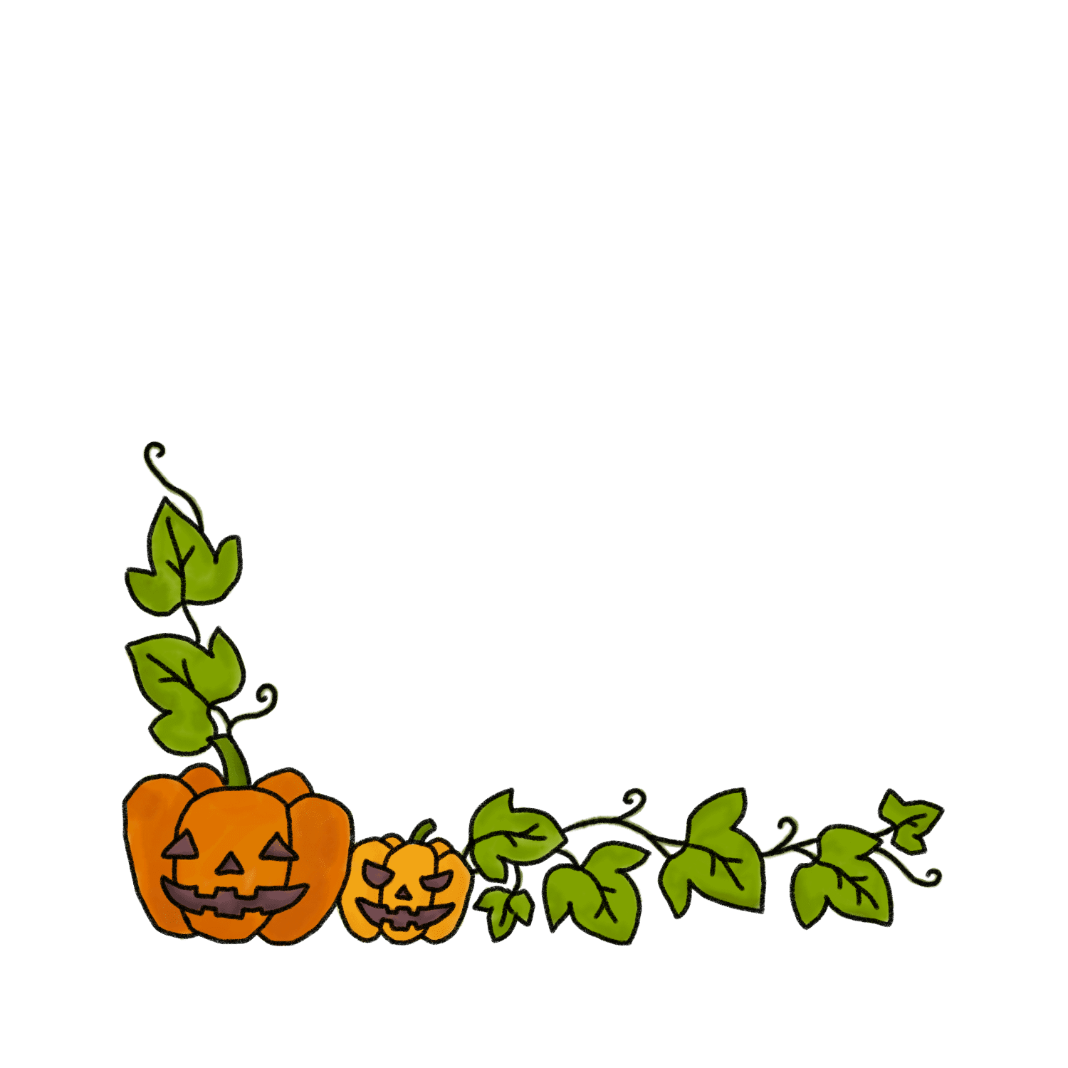 ハロウィンの無料背景 フレーム枠 ベクターai epsイラスト素材まとめ - フリーランスWebデザイナーのリアル