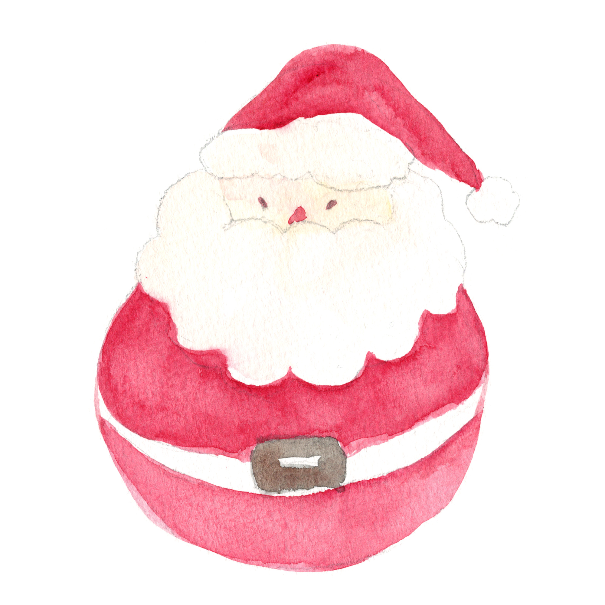 疲れたサンタクロースとトナカイの無料 フリー イラストかわいい手描きの無料素材「てがきっず」保育園・小学校・介護施設にぴったりのフリー素材イラスト