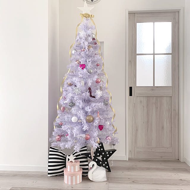 クリスマスツリー 150cm ledライト おしゃれ オーナメント 飾り セット 150 白 ホワイト 雪 北欧 クリスマス ツリー の木 北欧 小さい電飾 簡単組立 プレゼント 150cmクリスマスツリー 手作りオーナメントセット LEDライト付公式 LOWYA ロウヤ家具・インテリア
