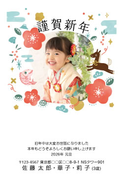 こんなときはどうするの写真年賀状・出産報告はがきの『アンビエンテ』