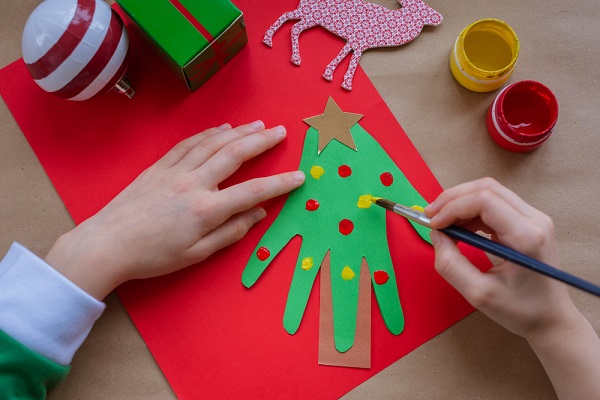 折り紙 クリスマス ポップアップカード クリスマスツリー の簡単な作り方 niceno1 Origami Christmas tree Pop upcard